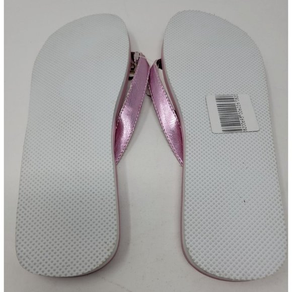 Baby Phat Bubblegum Pink Flip Flops with rhinestone accents *READ* - Picture 6 of 7